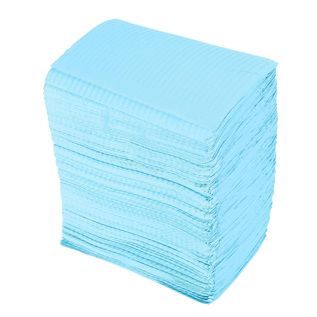 125 Pcs Disposable Nail Table Mat Soft Table Towel Waterproof Foldable Nail Tip Art Pad for Salon