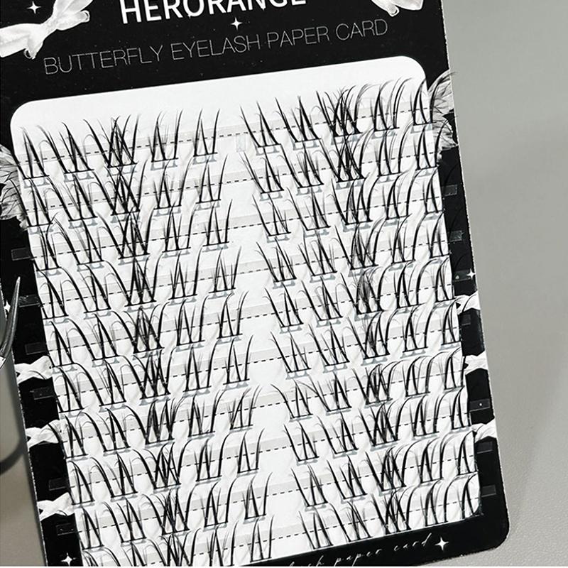 Thai Style False Eyelashes Segmented Natural Eyes Makeup No Need Glue False Eyelashes Self-Adhesive Cluster Diy Lashes Extension