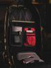 TACTICAL GEEK TCM4 Mini Organizer EDC Akcesorium do plecaka z gładkim rzepem na rzep, Otwierana z tyłu kieszeń i Panel Insertowy z siatką na akcesoria Admin Bag, Modułowy, Czarny