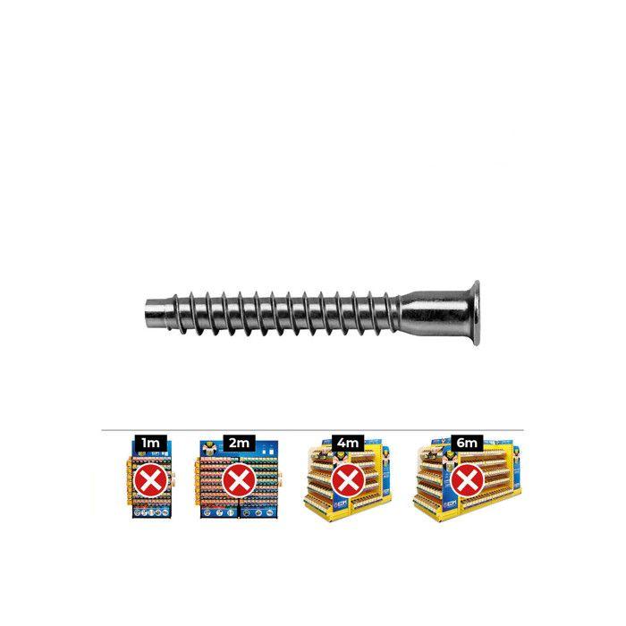 Boite De 250pcs Vis D'assemblage Allen Din / Ref Ene 5 X 50 Zinqué - Celo