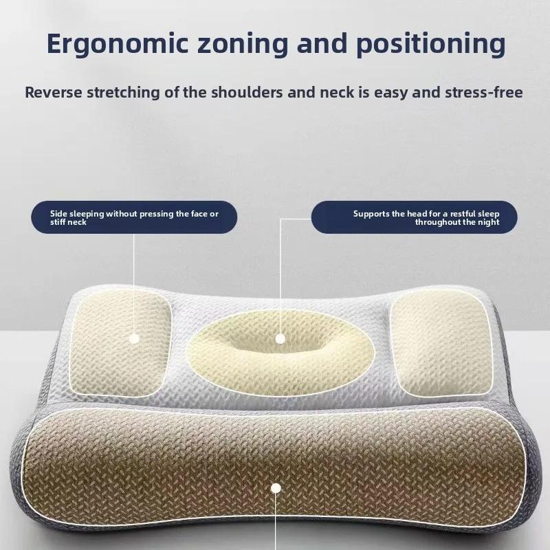 Anti-traction pillow Pillow core Special pillow for cervical spine protection Adult home deep sleep student dormitory