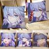 1 Stück Anime Spiel Honkai Star Rail Robin Kissenbezug Mode Quadratischer Kissenbezug Schlafzimmer Sofa Zimmer Ins Dekoration Freizeit