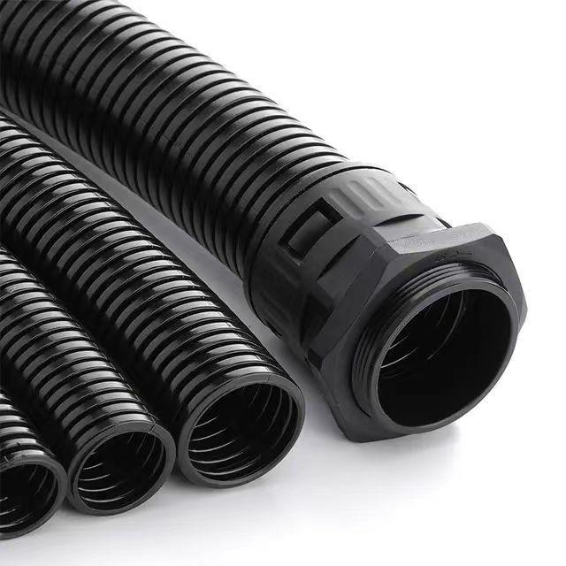 Flame Retardant Nylon Corrugated Tube: Fireproof, Openable Wire Protection for Automotive Wiring Harness