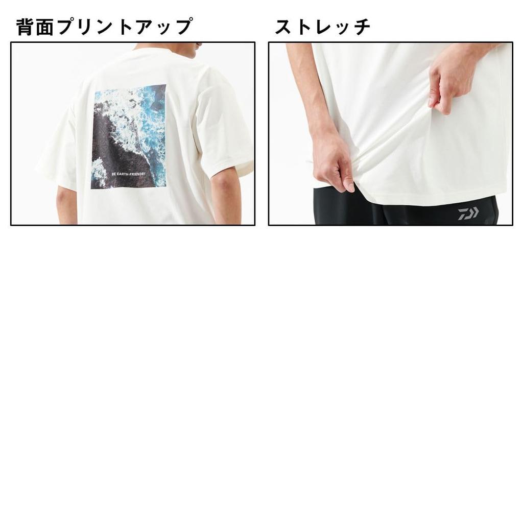 Daiwa Clean Ocean Shirt, Ocean, DE-6525, Women's, Sax Blue, Size XL