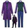 Herren Clown Cosplay Kostüm Clown Komplettset Mantel Hemd Weste Krawatte Anzug Outfits für Herren Halloween Kostüme Anzug Cosplay Film&TV Dunkel