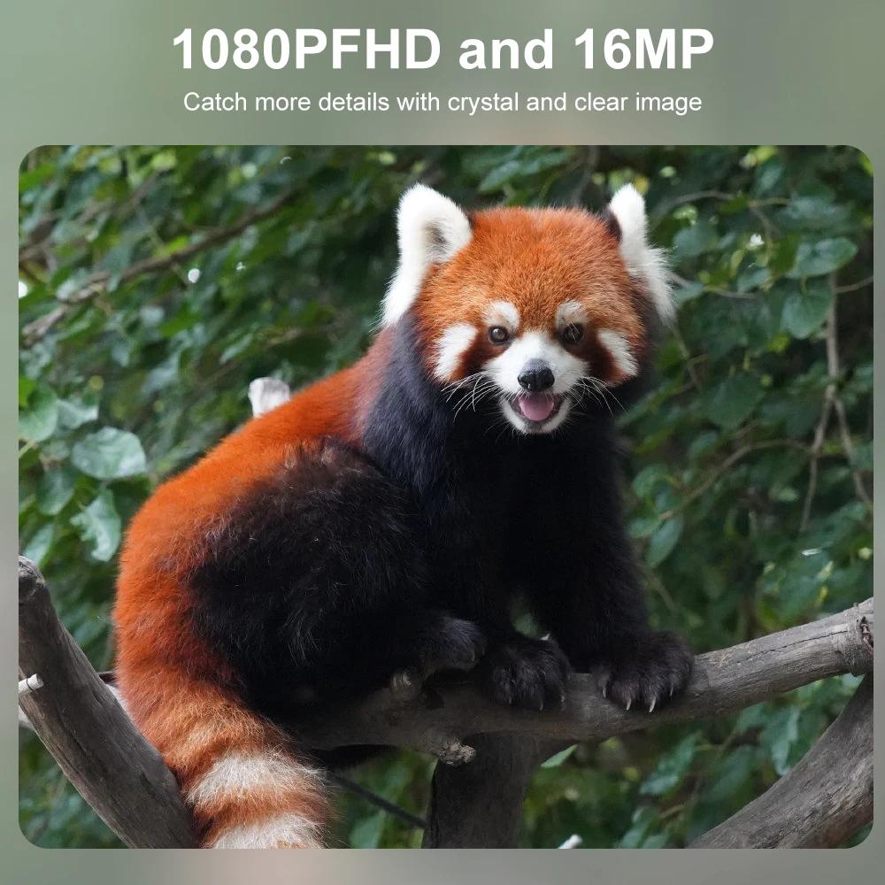 2025 Mini Hunting Camera 16MP 1080P HD Trail Camera Infrared Night Vision Waterproof Motion Activated Photo Animal Observation Camera