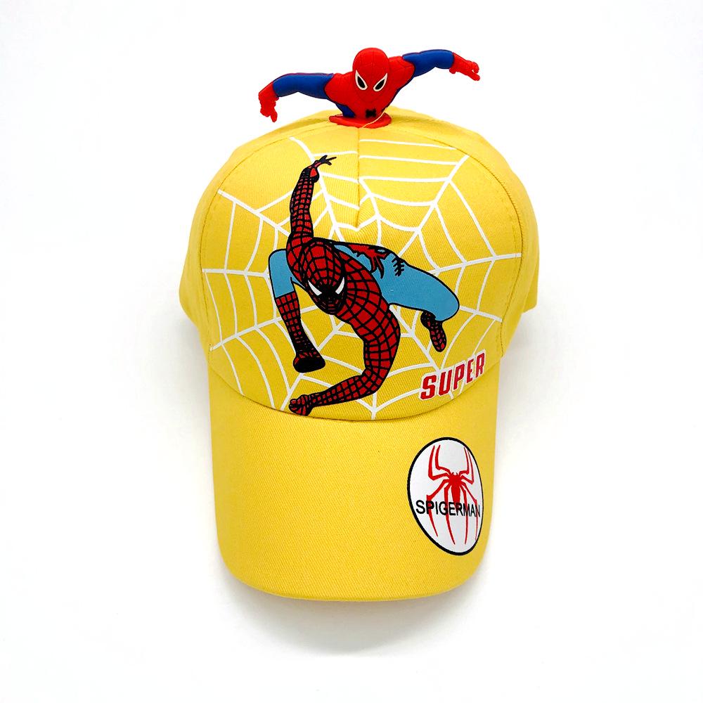 Children's Cartoon Spider Embroidered Baseball Cap: Spring & Autumn Design