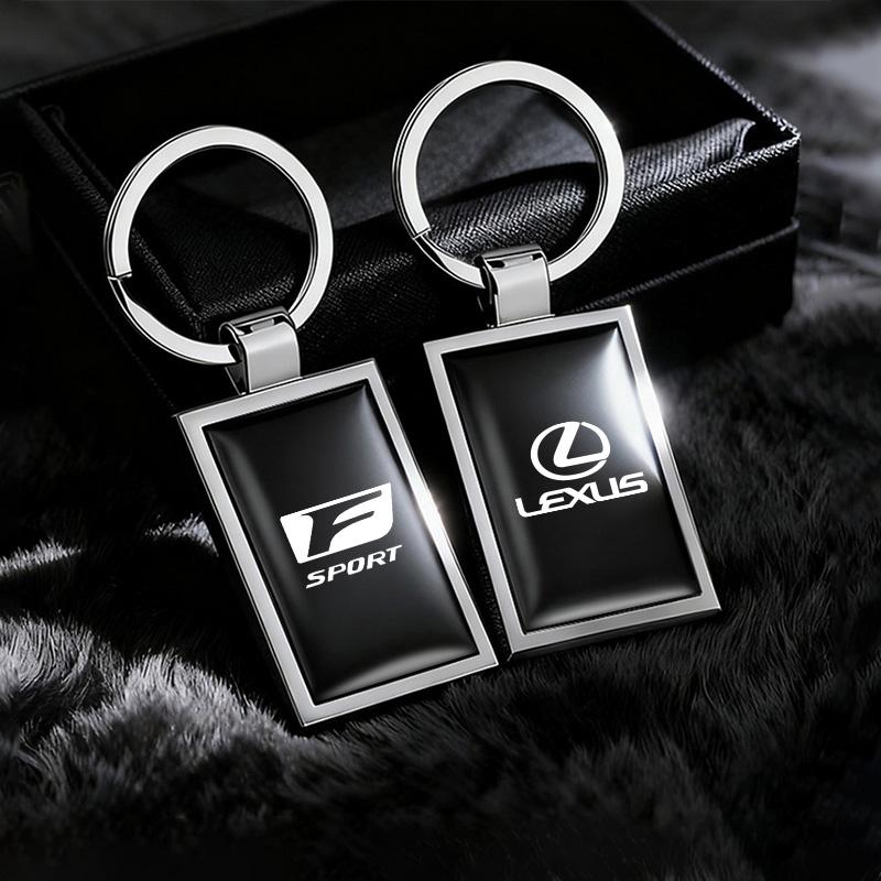 1Pcs Zinc Alloy Car Keyring Pendant Men Auto Emblem Keychain For Lexus LS LC RZ IS350 ES300 GS350 CT200h GX460 LX570 RX500h