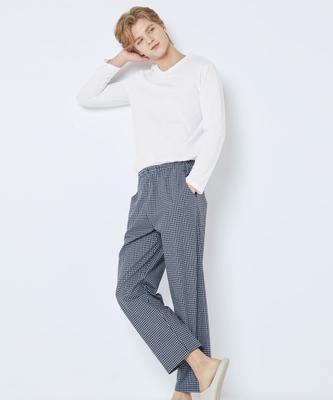 [BYC] Yarn-Dyed Cotton 9-Tenth Length Pajamas [Shipped from Korea] 100% Authentic