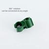 20pcs 360° Adjustable PE Plastic Universal Buckle for Horticultural Accessories - Round Pipe Rattan Climbing Frame with Plastic
