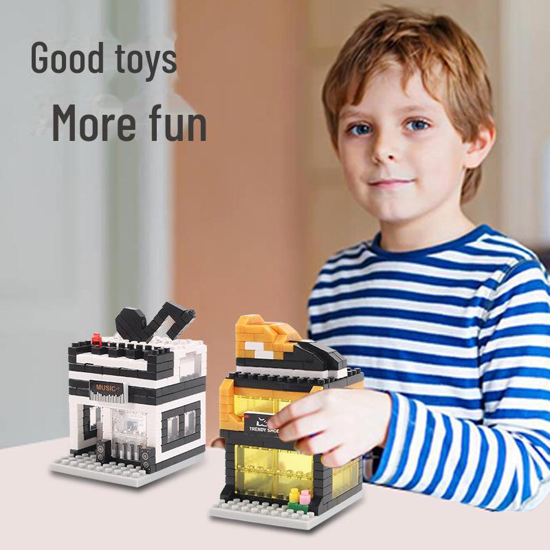 JIKER City Street Scene Micro Building Blocks for Kids