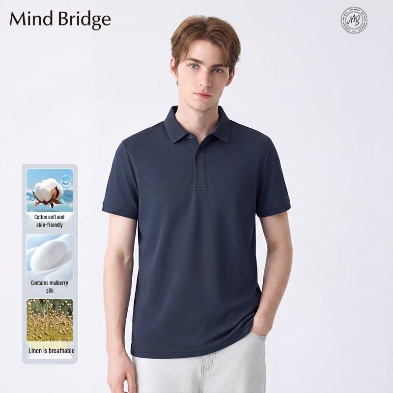 Mind Bridge Men s Short Sleeve Polo Shirt 3XL