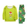 Parent-child Christmas Print Home Suit Long-sleeved Top And Pants