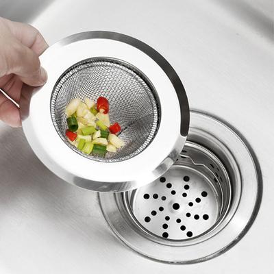 Modischer Filterschirm, Antiblockiervorrichtung, für Zuhause, Wohnen, Wasserkanal, Trichterfilter, Edelstahl, Mehrzweck-Gemüsewaschbecken, Spüle, Küche