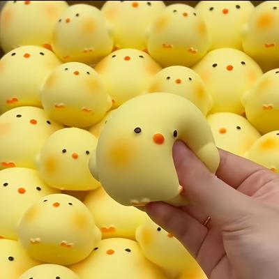 Super Soft Cute Chick Fidgets Toys Squishy Kawaii Animals Squeeze Toy Stress Relief Toy For Anxiety Adhd Gift For Adults Gifts