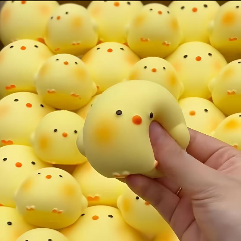 Fashnics Super Soft Cute Chick Fidgets Toys Squishy Kawaii Animals Squeeze Toy Stress Relief Toy For Anxiety Adhd Gift For Kids Adults