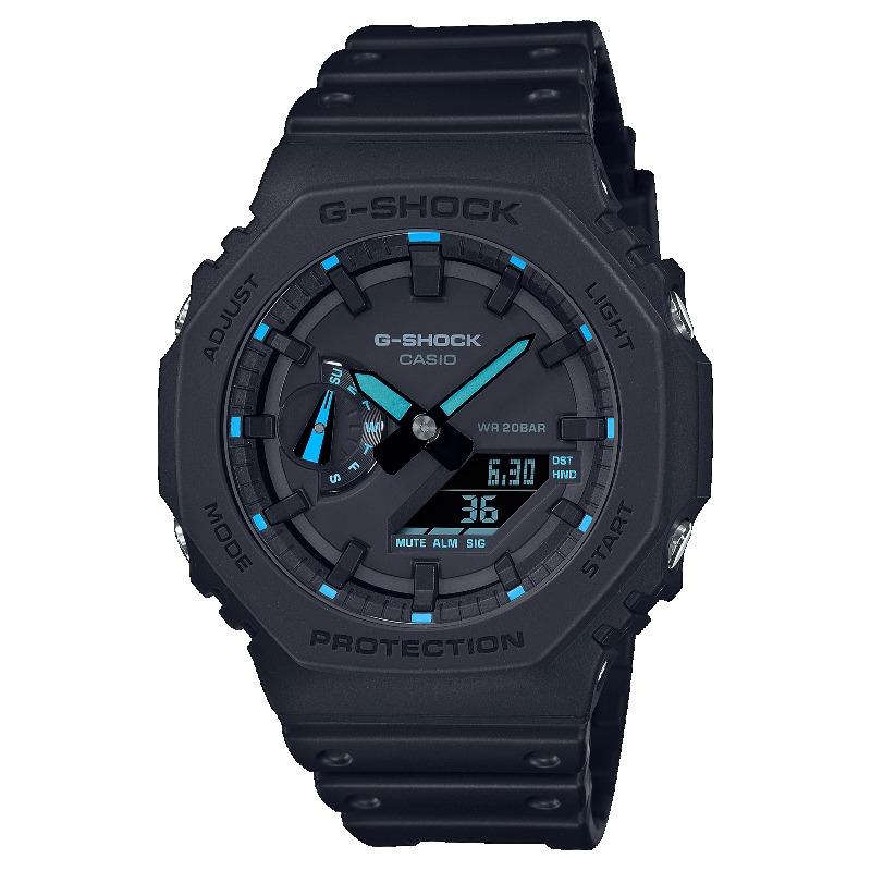 

Casio Men s Resin 200M Water Resistant Digital Shock Resistant Quartz Watch GA-2100-1A2 чёрный