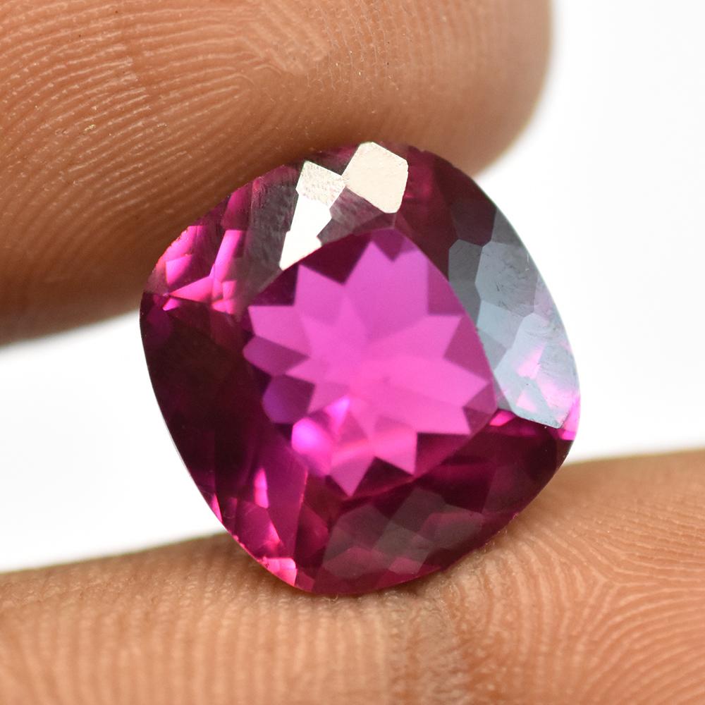 Natural Purple Sapphire 11.05ct Cushion Cut Certified Loose Gemstone
