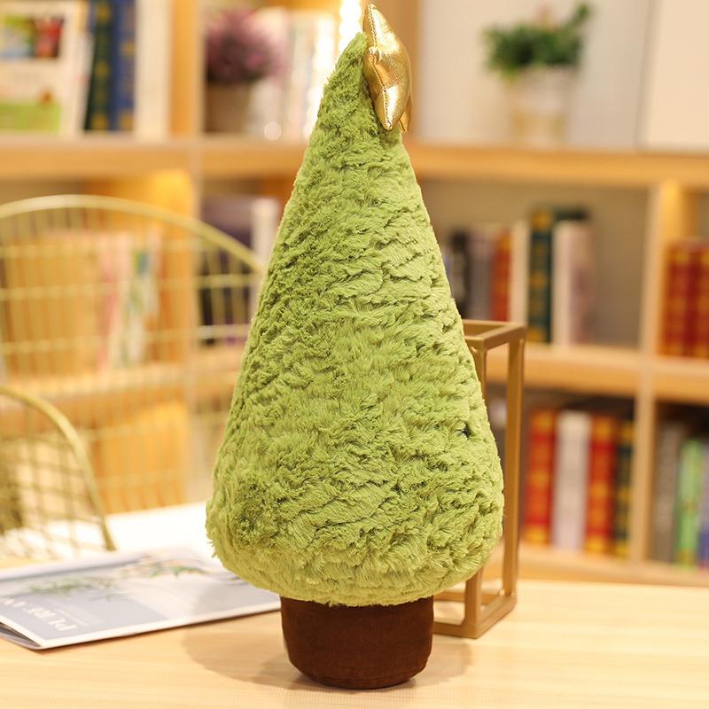 1 Stück 29-90CM Simulation Weihnachtsbaum Plüschtiere Niedliche Immergrüne Plüschkissenpuppen Wunschbäume Kuscheltiere für Weihnachten Kostümierung