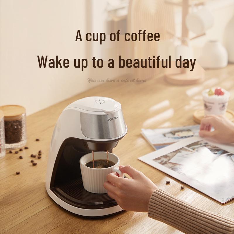 Compact Automatic Drip Coffee & Tea Maker for Home and Office