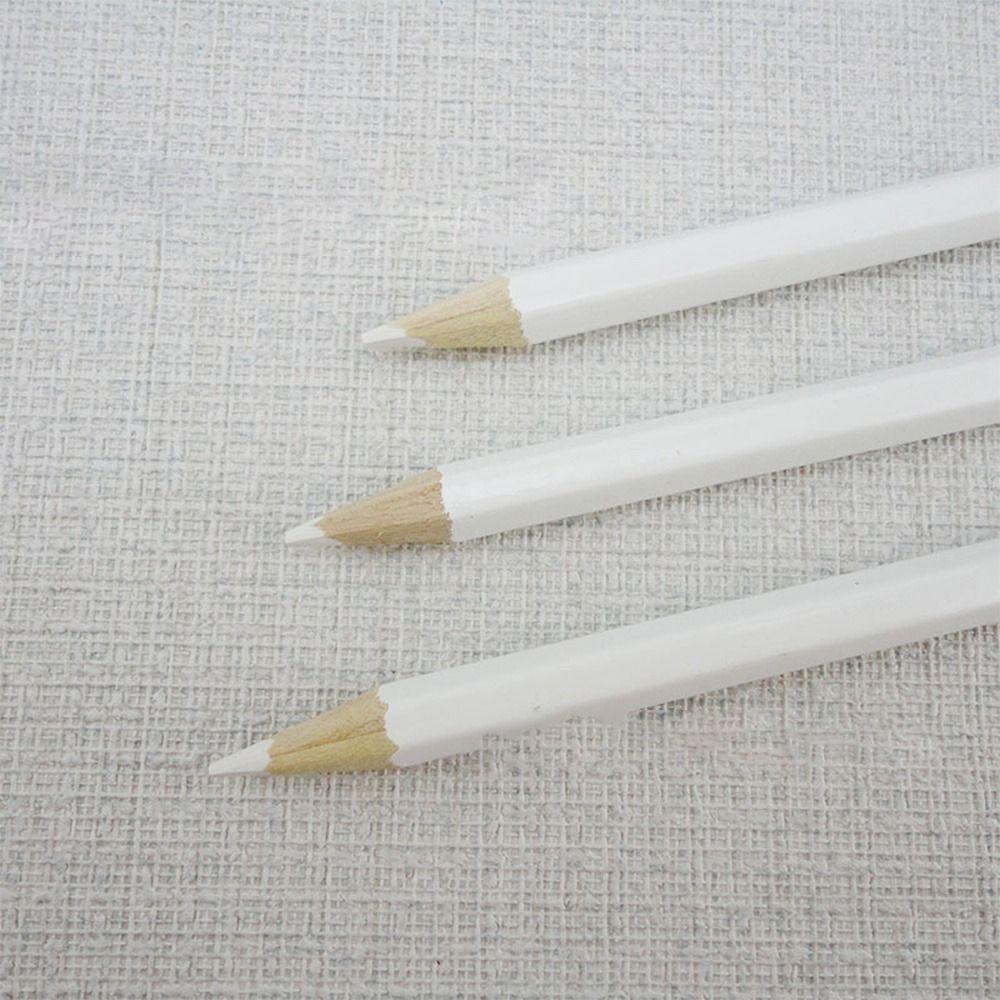 Wood Tailor Marking Pencil White Fabric Marking Pencil New Sewing Marking Pencil  Shoe Making