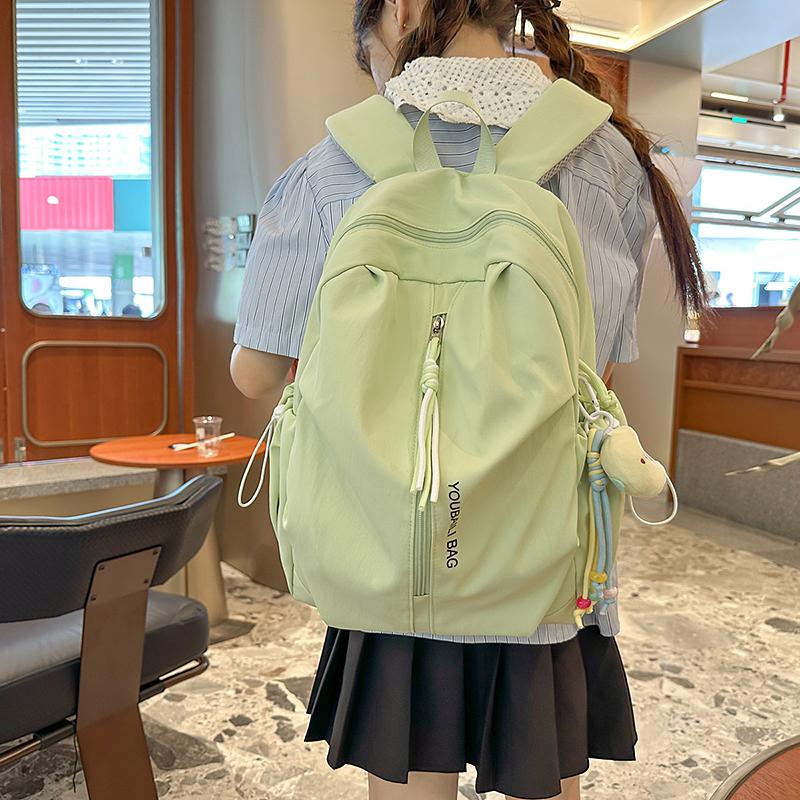Women's Large Capacity Backpack Junior Senior High School Student Schoolbag