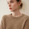 Women's 100% Cashmere Round Neck Pullover Sweater