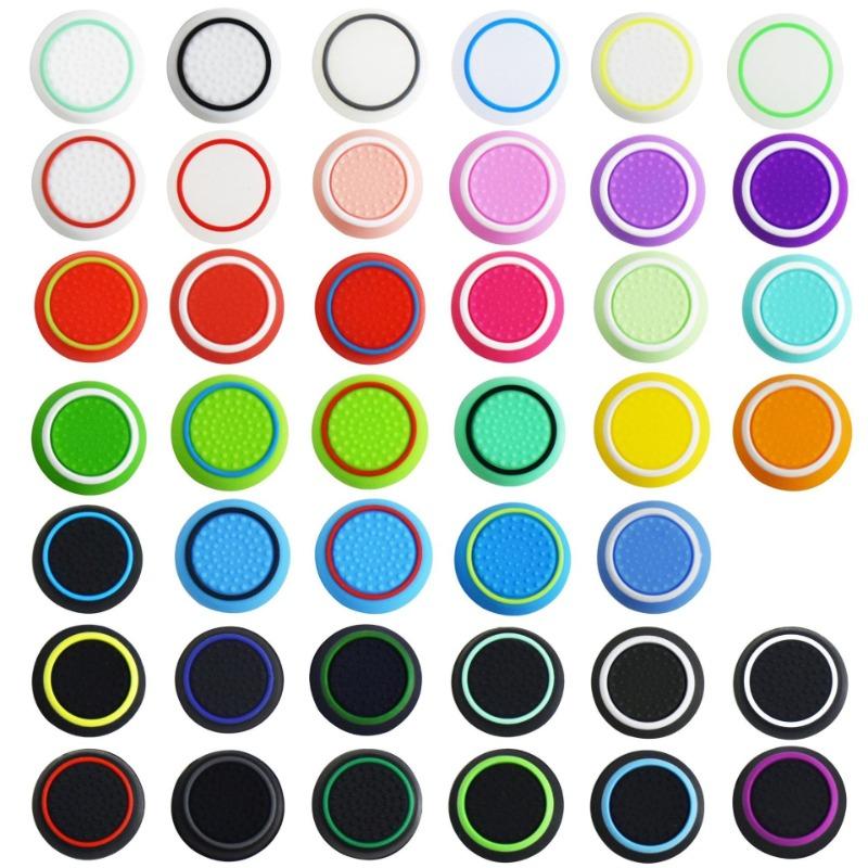 

10PCS Mixed Colors Joystick Cap for PS4/PS5 2x2x0.5（1）
