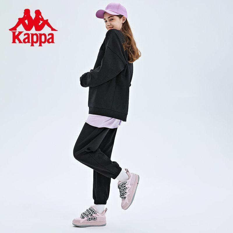 Kappa Sports Set New Men's and Women's Velvet Casual Hoodies and Pants