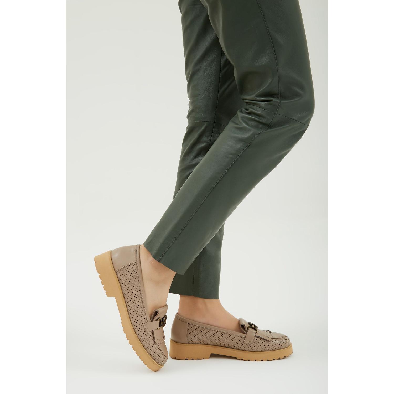 

Женские лоферы из натуральной кожи 33 32502 Bn Ayk Y23