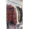 Womens Short Puffer Jacket With Hood Warm White Duck Down Coat Loose Fit Stylish Winter Outerwear