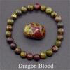Amethyst Sunstone Lapis Lazuli Tiger Eye Handmade Agate Crystal Green Dongling Bracelet