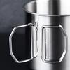 Stainless Steel Water Cup Portable Water Cup Accessories Gifts Drinking Cup