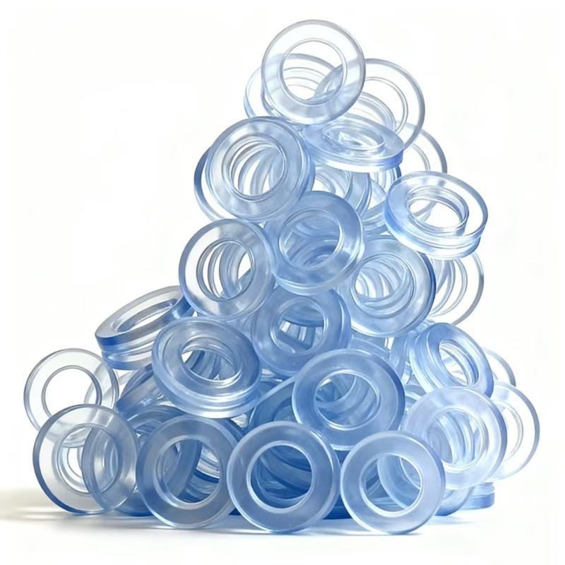 101 Transparent Silicone Sealing Gaskets (1/2" Diameter Renovation) for Renovation to install apartment whole house pipes