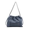 Korean version of fashion commuter messenger large-capacity bag women's new denim tote bag 2025 premium shoulder bag