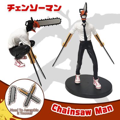 14/17cm Chainsaw Man Anime Figur Power/Denji Actionfigur PVC Chainsaw Man Nudelstopper Figur Modellspielzeug für Erwachsene