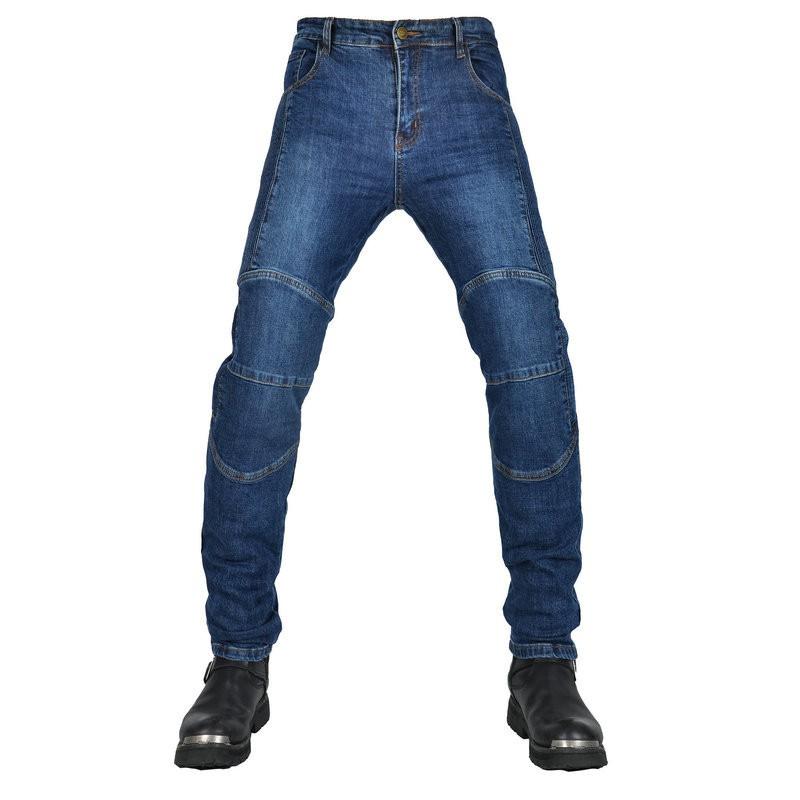 VOLERO Motorcycle Jeans Unisex Vintage Casual Riding Pants Wear-resistant Tear-resistant
