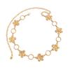 New Alloy Flower Waist Chain Irregular Ethnic Style Body Chain Sexy Ins Chain Belt Body Jewelry Accessories