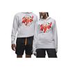 Jordan Printed Hoodie With Drawstring Long Sleeves Men Tops Grey FD2391-051