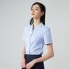 Women's Professional V-neck Short Sleeve Textured Shirt