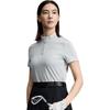 FILA Golf Series Fashionable Minimalist Comfortable Short Sleeve Polo Shirt Women tops Fog-Gray A11W625114FGY