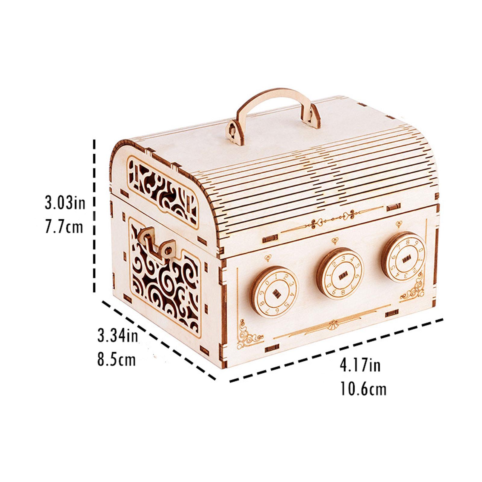 DIY креативная 3D деревянная игра-головоломка в сборе с паролем — фото 3