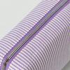 Fresh Simple Striped Cosmetic Bag Large Capacity Makeup Bag Pencil Case Travel Toiletries Bags Toiletry Storage Pouch
