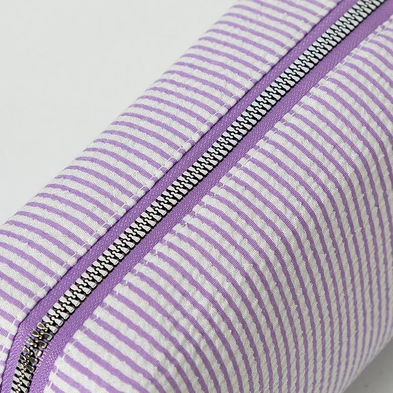 Fresh Simple Striped Cosmetic Bag Large Capacity Makeup Bag Pencil Case Travel Toiletries Bags Toiletry Storage Pouch