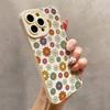 Case For iPhone 11 12 13 14 15 16 Pro Max 16e Floral Print Phone Cover For iPhone XS Max XR X 7 8 Plus 13 12 Mini Silicone Funda