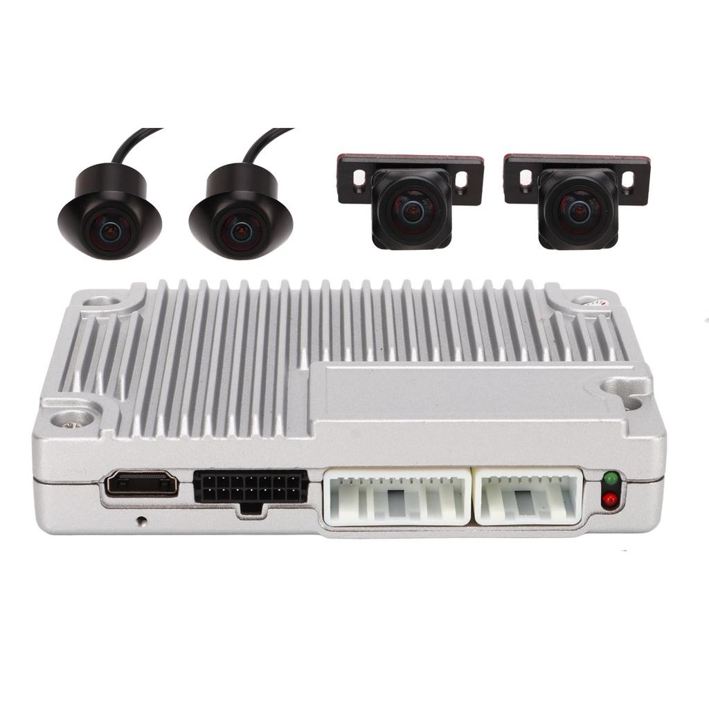360 Degrees  Surround View System 1080P Parking Monitoring 170 Degrees  Wide Angle 4 Way Camera 3D DVR for Autos
