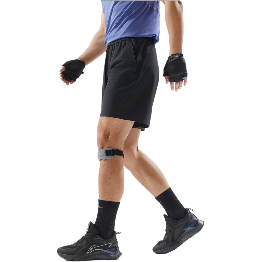 Li Ning Fitness Series Sports Shorts Men's Black AKSV121-1