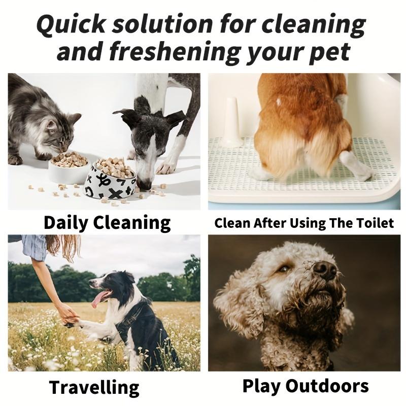 Thick Pet Wipes For Dogs Catshypoallergenic No Alcoholgentle Care Tear Stain Remover Deodorizing Daily Clean For Bodyeye Ear