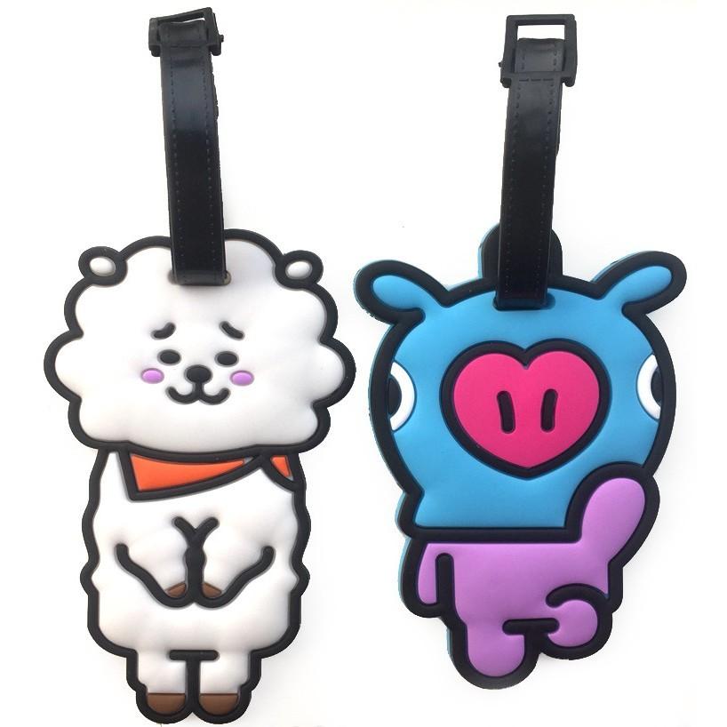 Kpop Boys Bangtan Bts Bt21 Tata Chimmy Cooky Rj Koya Mang Shooky Tag Luggage