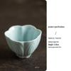 Ceramic Retro Master Cup: Personal Tea Brewing and Tasting Cup, Festive Wedding Red Design